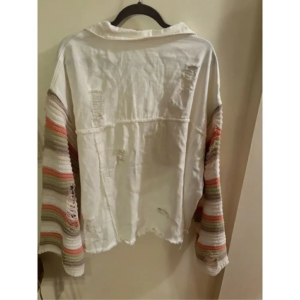 POL Distressed Jacket - Picture 4 of 7